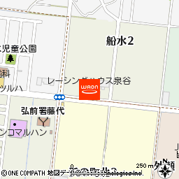 タイヤセンター泉谷　弘前本店付近の地図