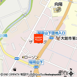 ザ・ビッグ釈迦内店付近の地図