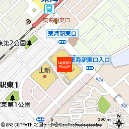 イオン東海店付近の地図