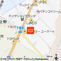 サンデー角館店付近の地図