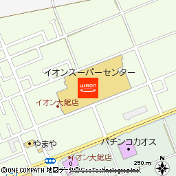 イオンスーパーセンター大館店付近の地図