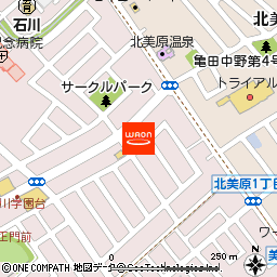 そうごう薬局　函館石川店付近の地図