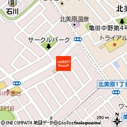 そうごう薬局　函館石川店付近の地図