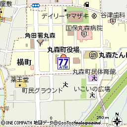 丸森町役場付近の地図