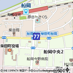 船岡支店付近の地図