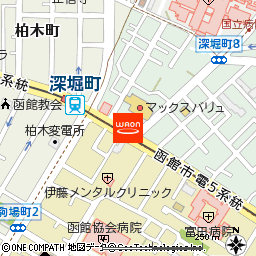 マックスバリュ深堀店付近の地図