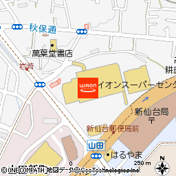 イオンスーパーセンター鈎取店付近の地図