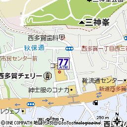 ＣＯ・ＯＰ西多賀店付近の地図