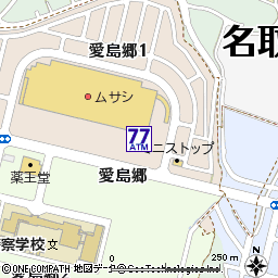 ホームセンタームサシ名取店出張所付近の地図