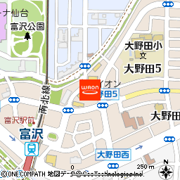 イオン仙台富沢店付近の地図