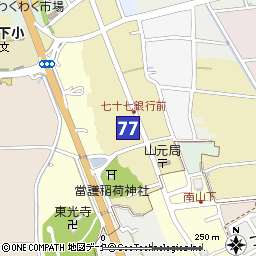 山下支店付近の地図