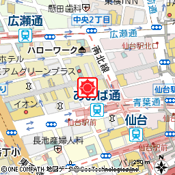 仙台支店付近の地図