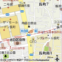 ７７長町南ほけんプラザ（七十七ほけんサービス）付近の地図