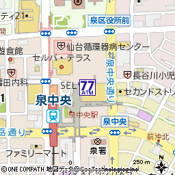 セルバ付近の地図