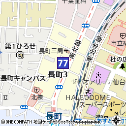 長町支店付近の地図
