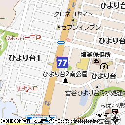 富谷支店付近の地図