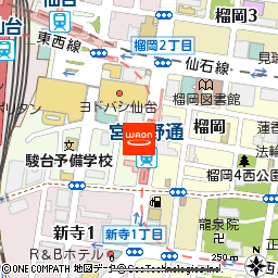 やちよ　仙台駅東口店付近の地図