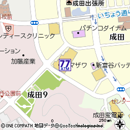 成田（ヤマザワ富谷成田店内）付近の地図