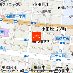 ザ・ビッグエクスプレス仙台駅東店付近の地図