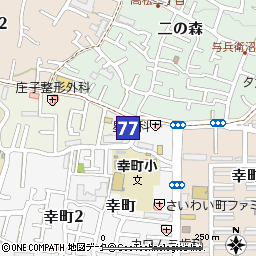 幸町支店付近の地図