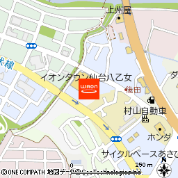 ザ・ビッグ仙台八乙女店付近の地図