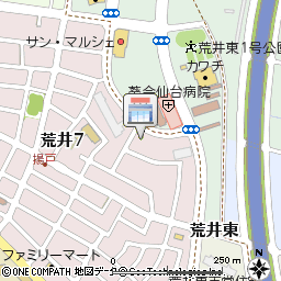 イワタニセントラル東北(株)　仙台営業所付近の地図