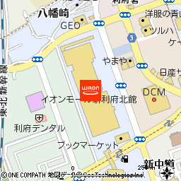 ザ・ビッグ新利府店付近の地図