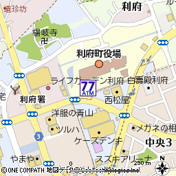利府町役場付近の地図