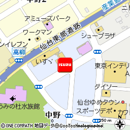 いすゞ自動車東北株式会社・仙台支店付近の地図