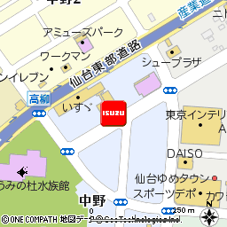 いすゞ自動車東北株式会社・仙台支店付近の地図