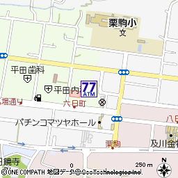 山の駅くりこま付近の地図