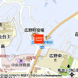 イオン広野店付近の地図