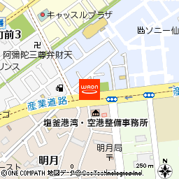 菓匠　栄太楼　多賀城店付近の地図