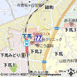坂総合病院付近の地図
