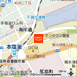 ザ・ビッグ塩釜店付近の地図