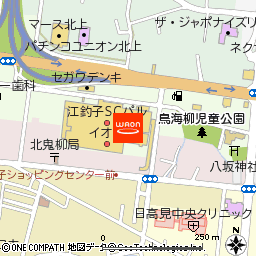 イオン江釣子店付近の地図