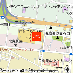 イオン江釣子店付近の地図