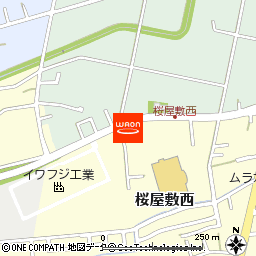 イオンスーパーセンター水沢桜屋敷店付近の地図