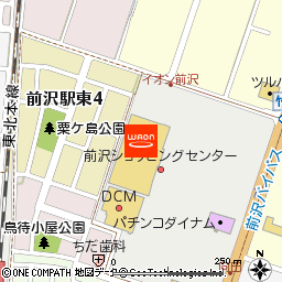 イオン前沢店付近の地図