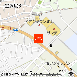 焼肉レストランカンドカン北上店付近の地図