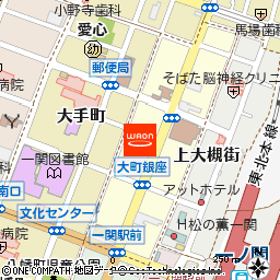 佐々木製菓大町本店付近の地図