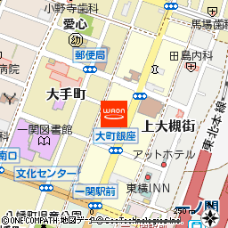 佐々木製菓大町本店付近の地図