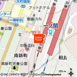 ＮｅｗＤａｙｓ一ノ関駅西口付近の地図