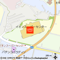 イオンスーパーセンター涌谷店付近の地図