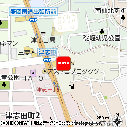 盛岡いすゞモーター株式会社・盛岡支店付近の地図