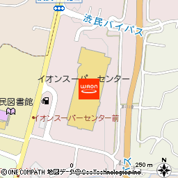 イオンスーパーセンター盛岡渋民店付近の地図