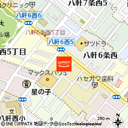 マックスバリュ八軒5条店付近の地図