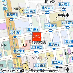 りんご調剤薬局北3条店付近の地図