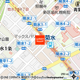 マックスバリュ菊水店付近の地図