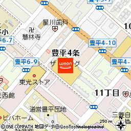 ネイルサロンエーナイン豊平店付近の地図